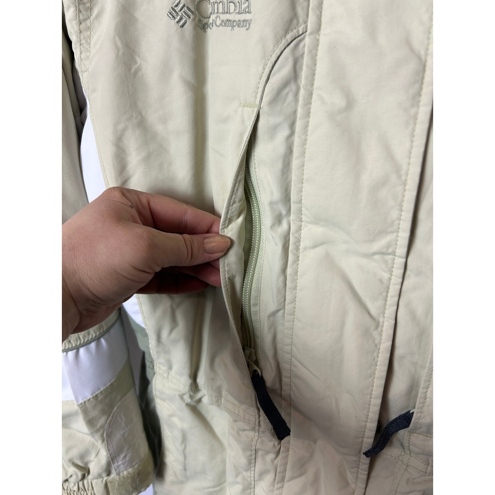 Vintage Columbia Interchange 3-in-1 Winter Jacket Sage Green Hooded Small - Picture 2 of 15